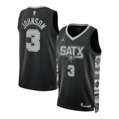Keldon Johnson San Antonio Spurs Jordan Brand Unisex Swingman Jersey Statement Edition Black outlet