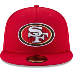 San Francisco 49ers New Era Team 59FIFTY Fitted Hat - Scarlet Hats