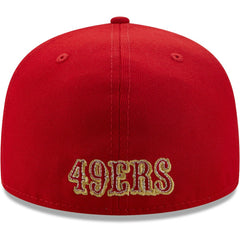 San Francisco 49ers New Era Team 59FIFTY Fitted Hat - Scarlet Hats