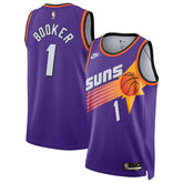 Devin Booker Phoenix Suns Swingman Jersey Classic Edition Purple - Nike