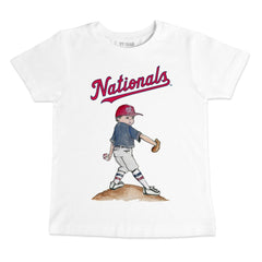 Washington Nationals Tiny Turnip Youth Clemente T-Shirt - White T-shirts