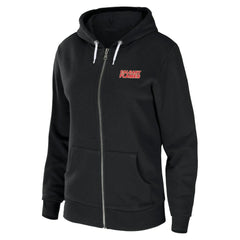 Calgary Flames WEAR by Erin Andrews Women's Sponge Fleece Full-Zip Hoodie - Black | US 4762597