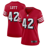 Ronnie Lott San Francisco 49ers Women's Alternate Game Jersey - Scarlet Jerseys