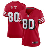 Jerry Rice San Francisco 49ers Women's Alternate Game Jersey - Scarlet Jerseys
