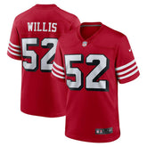 Patrick Willis San Francisco 49ers Retired Player Alternate Game Jersey - Scarlet Jerseys