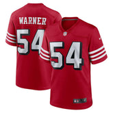 Fred Warner San Francisco 49ers Alternate Game Jersey - Scarlet Jerseys