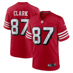 Dwight Clark San Francisco 49ers Retired Player Alternate Game Jersey - Scarlet Jerseys