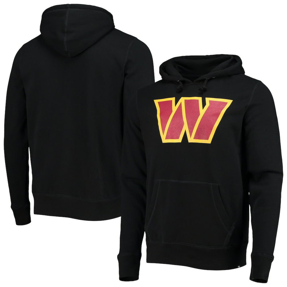 Washington Commanders '47 Imprint Headline Pullover Hoodie - Black Hoodies