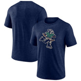 Vancouver Canucks Wraparound Tri-Blend T-Shirt - Navy | US 4773212
