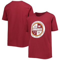 Washington Commanders Youth Secondary Logo T-Shirt - Burgundy T-shirts