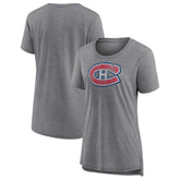 Montreal Canadiens Women's Slow Whistle Tri-Blend T-Shirt - Gray | US 4773842
