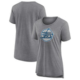 Winnipeg Jets Women's Slow Whistle Tri-Blend T-Shirt - Gray | US 4773853