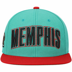 Memphis Grizzlies Hardwood Classics Snapback Hat Teal - Mitchell & Ness