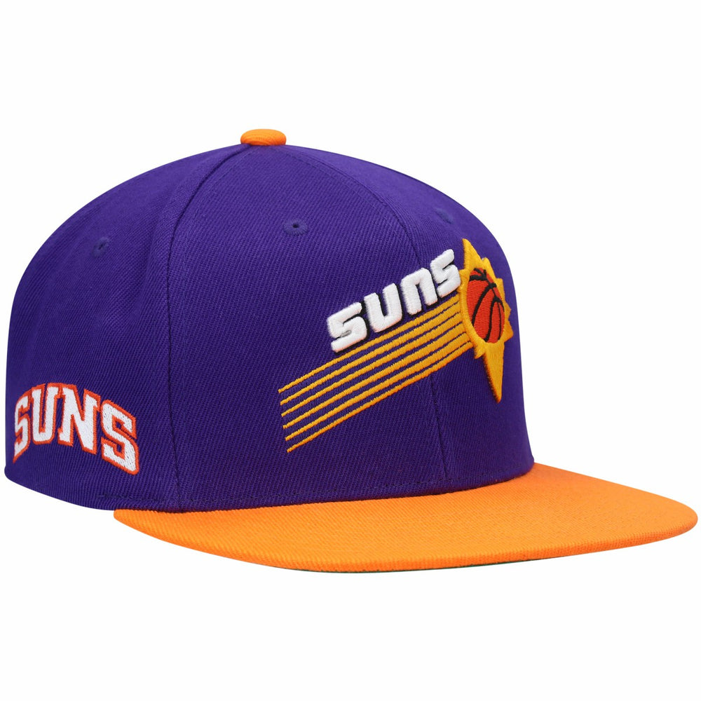 Phoenix Suns Hardwood Classics Snapback Hat Purple/Orange - Mitchell & Ness