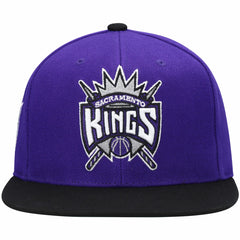 Sacramento Kings Hardwood Classics Snapback Hat Purple/Black - Mitchell & Ness