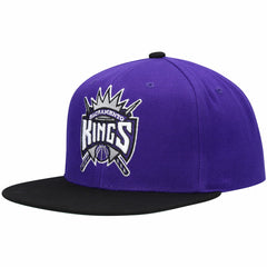 Sacramento Kings Hardwood Classics Snapback Hat Purple/Black - Mitchell & Ness