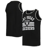 Las Vegas Raiders '47 Edge Super Rival Tank Top - Black Tops