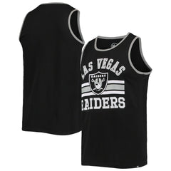 Las Vegas Raiders '47 Edge Super Rival Tank Top - Black Tops