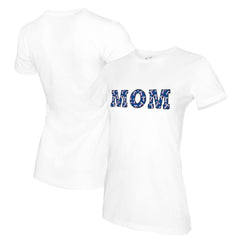 Texas Rangers Tiny Turnip Women's Mom T-Shirt - White T-shirts