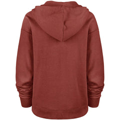 Washington Commanders '47 Women's Color Rise Kennedy Pullover V-Neck Hoodie - Heathered Burgundy Hoodies
