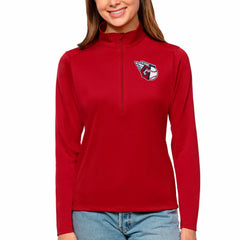 Cleveland Guardians Antigua Women's Tribute Quarter-Zip Pullover Top - Red Pullover