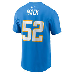 Khalil Mack Los Angeles Chargers Player Name & Number T-Shirt - Powder Blue T-shirts