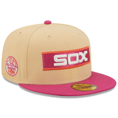 Chicago White Sox New Era 1933 MLB All-Star Game 50th Anniversary Mango Passion 59FIFTY Fitted Hat - Orange/Pink Hats