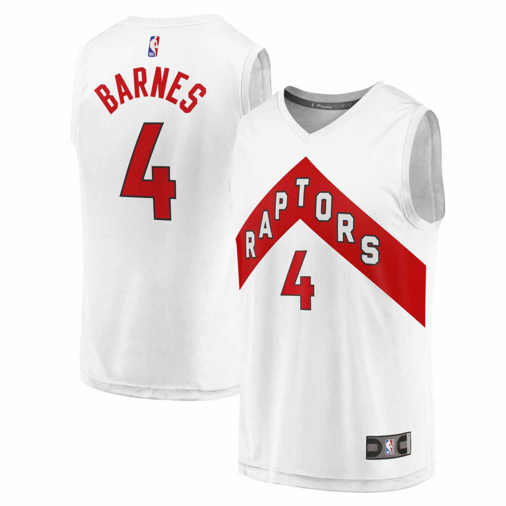 Scottie Barnes Toronto Raptors Fast Break Replica Jersey Association Edition White - Fanatics