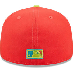Chicago White Sox New Era Lava Highlighter Combo 59FIFTY Fitted Hat - Red/Neon Green Hats