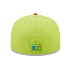 New York Yankees New Era Cyber Highlighter 59FIFTY Fitted Hat - Green/Red Hats