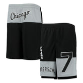 Tim Anderson Chicago White Sox Youth Pandemonium Name & Number Shorts - Black Shorts