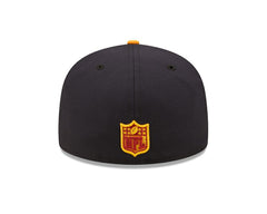 Cleveland Browns New Era 60th Anniversary 59FIFTY Fitted Hat - Navy/Gold Hats