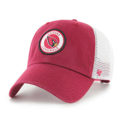 Arizona Cardinals '47 Highline Clean Up Trucker Snapback Hat - Cardinal/White Hats