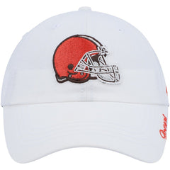 Cleveland Browns '47 Women's Miata Logo Clean Up Adjustable Hat - White Hats