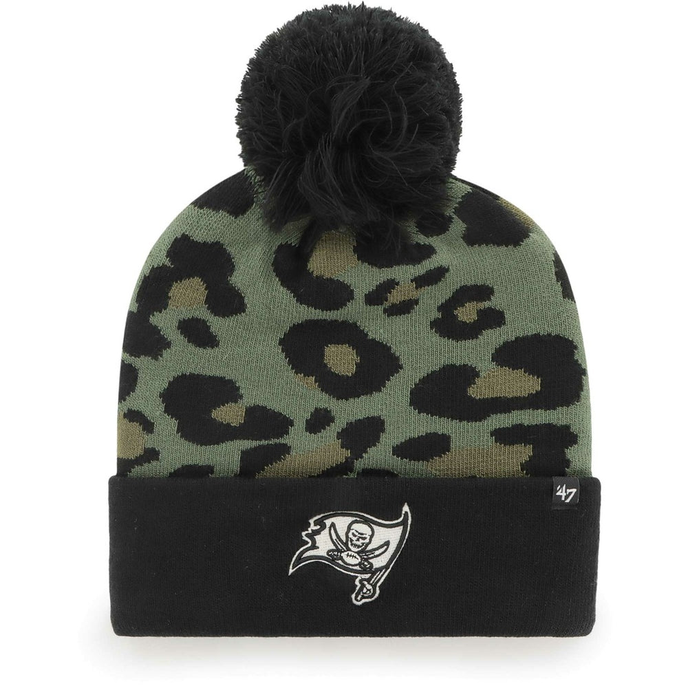 Tampa Bay Buccaneers '47 Women's Bagheera Cuffed Knit Hat with Pom - Green/Black Hats