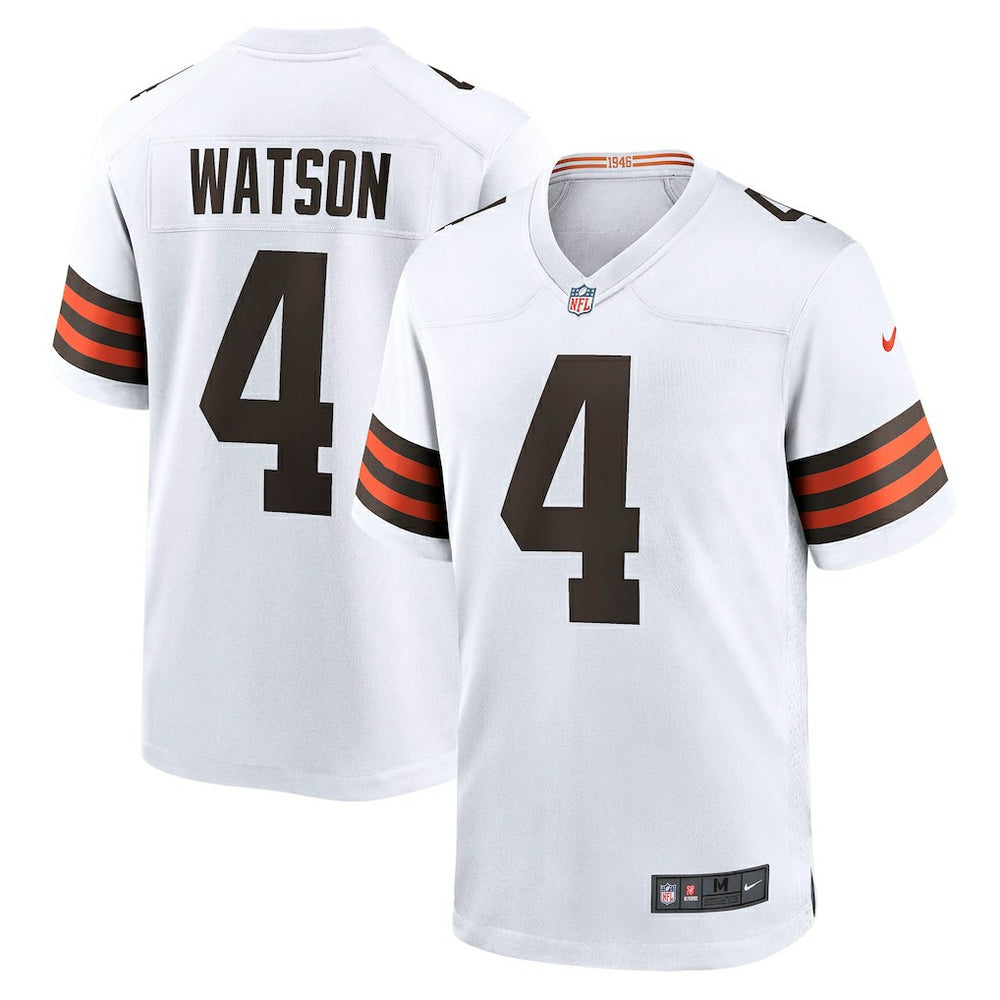 Deshaun Watson Cleveland Browns Game Jersey - White Jerseys