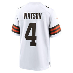 Deshaun Watson Cleveland Browns Game Jersey - White Jerseys
