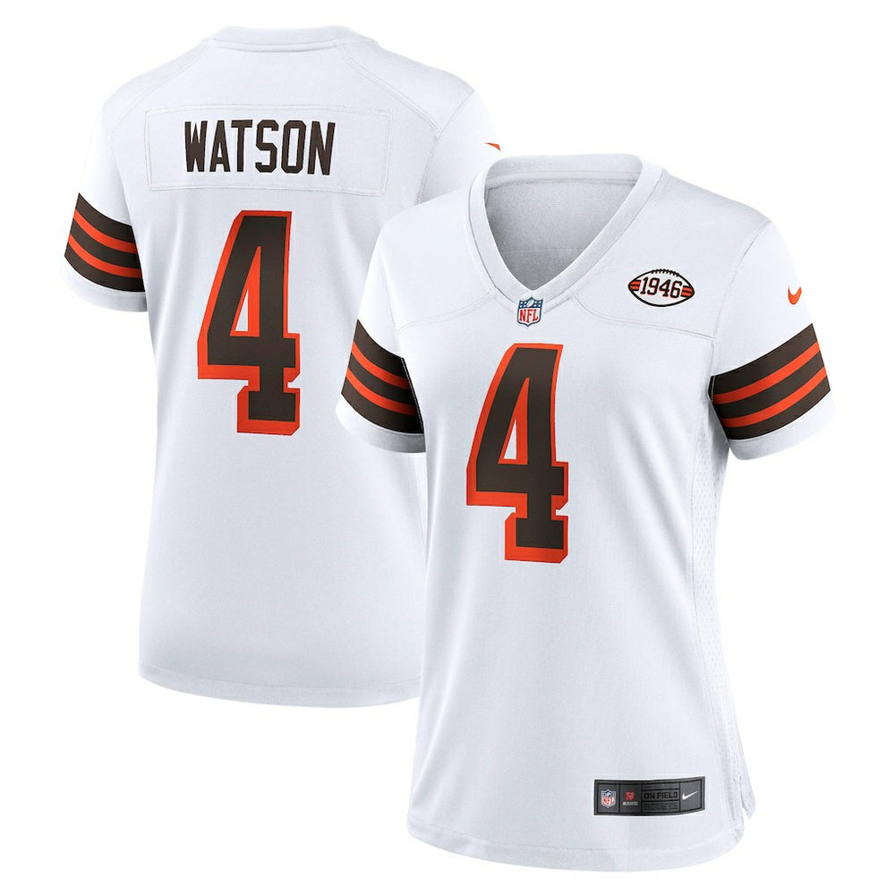 Deshaun Watson Cleveland Browns Women's Player Jersey - White Jerseys