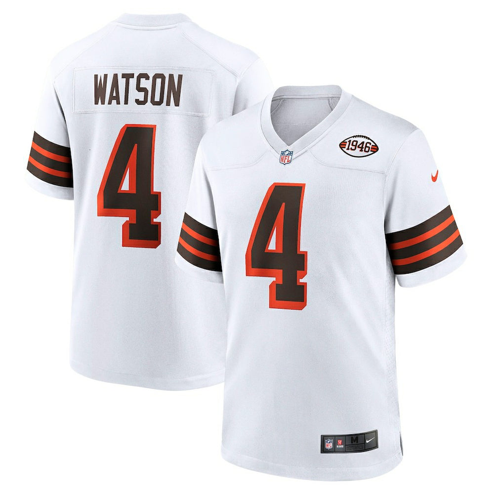 Deshaun Watson Cleveland Browns Alternate Game Jersey - White Jerseys