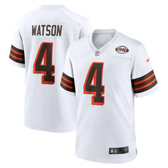 Deshaun Watson Cleveland Browns Alternate Game Jersey - White Jerseys