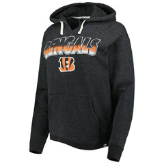 Cincinnati Bengals '47 Women's Color Rise Kennedy Pullover Hoodie - Black Hoodies