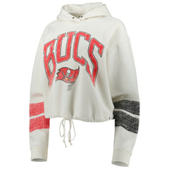 Tampa Bay Buccaneers '47 Women's Harper Pullover Hoodie - Oatmeal Hoodies