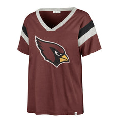 Arizona Cardinals '47 Women's Phoenix V-Neck T-Shirt - Cardinal T-shirts