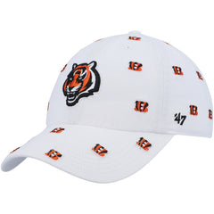 Cincinnati Bengals '47 Women's Confetti Clean Up Adjustable Hat - White Hats