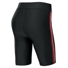 New England Patriots WEAR by Erin Andrews Women's Biker Shorts - Black Shorts