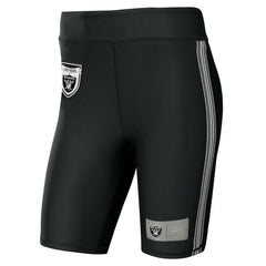 Las Vegas Raiders WEAR by Erin Andrews Women's Biker Shorts - Black Shorts