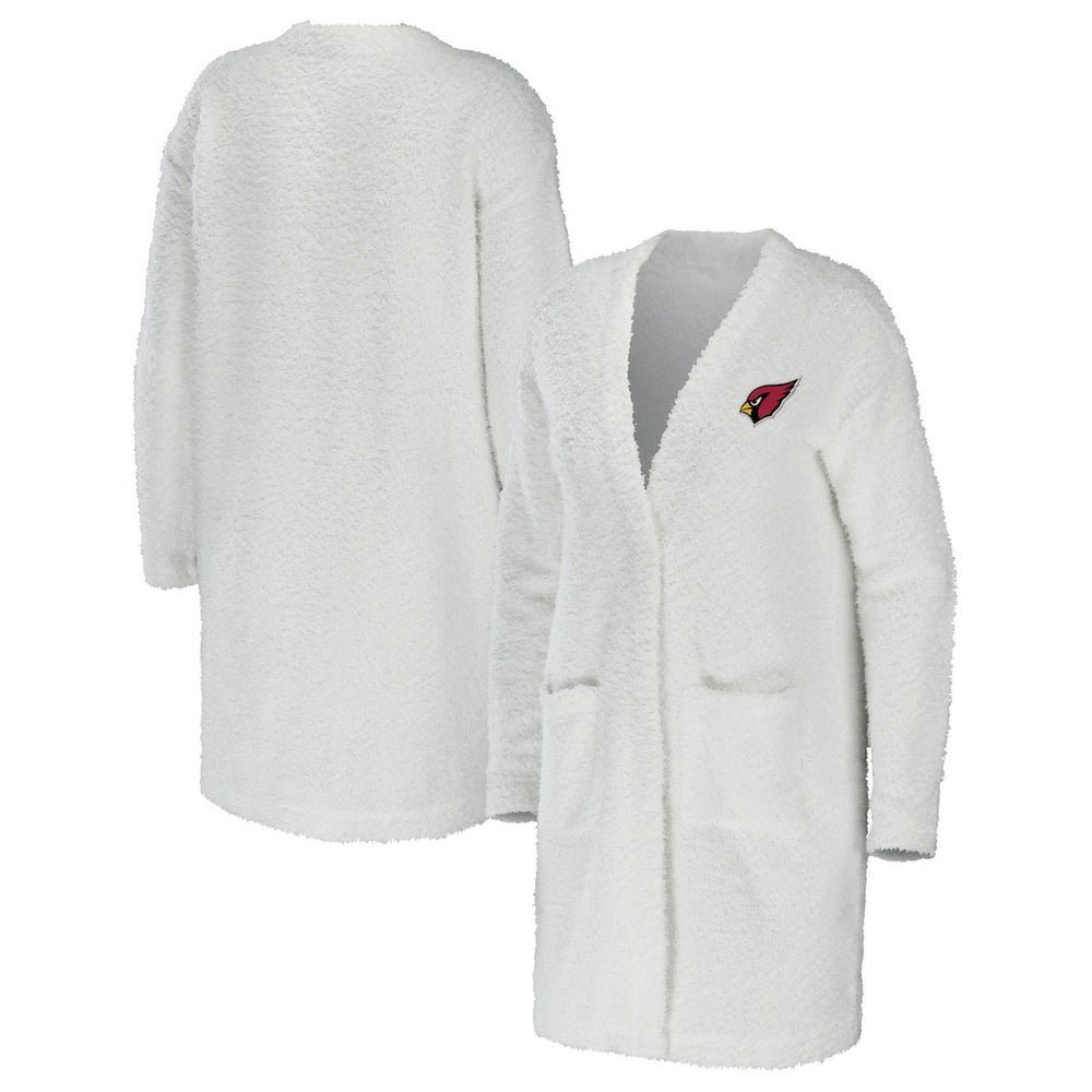 Arizona Cardinals WEAR by Erin Andrews Women's Cozy Lounge Cardigan Sweater - Cream