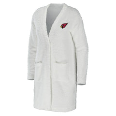 Arizona Cardinals WEAR by Erin Andrews Women's Cozy Lounge Cardigan Sweater - Cream