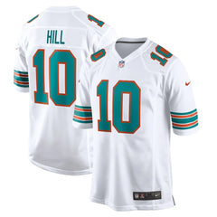 Tyreek Hill Miami Dolphins Alternate Game Jersey - White Jerseys