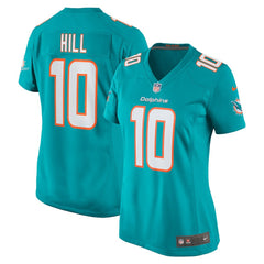Tyreek Hill Miami Dolphins Women's Player Jersey - Aqua Jerseys